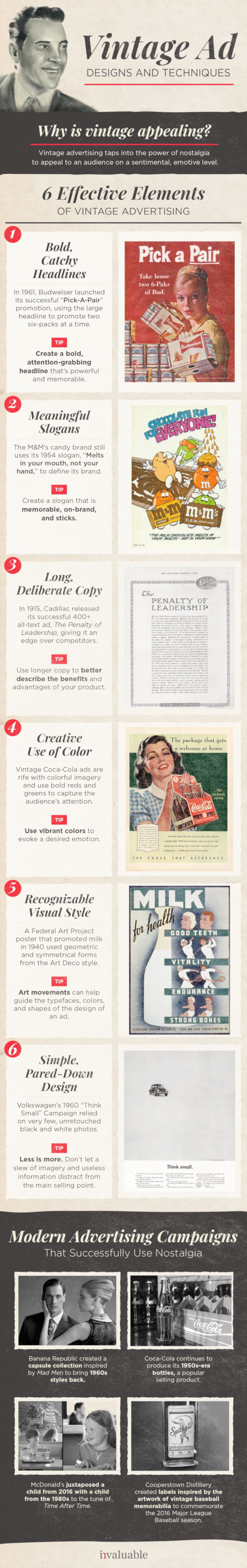 Vintage Ad Techniques that Still Work [Infographic]