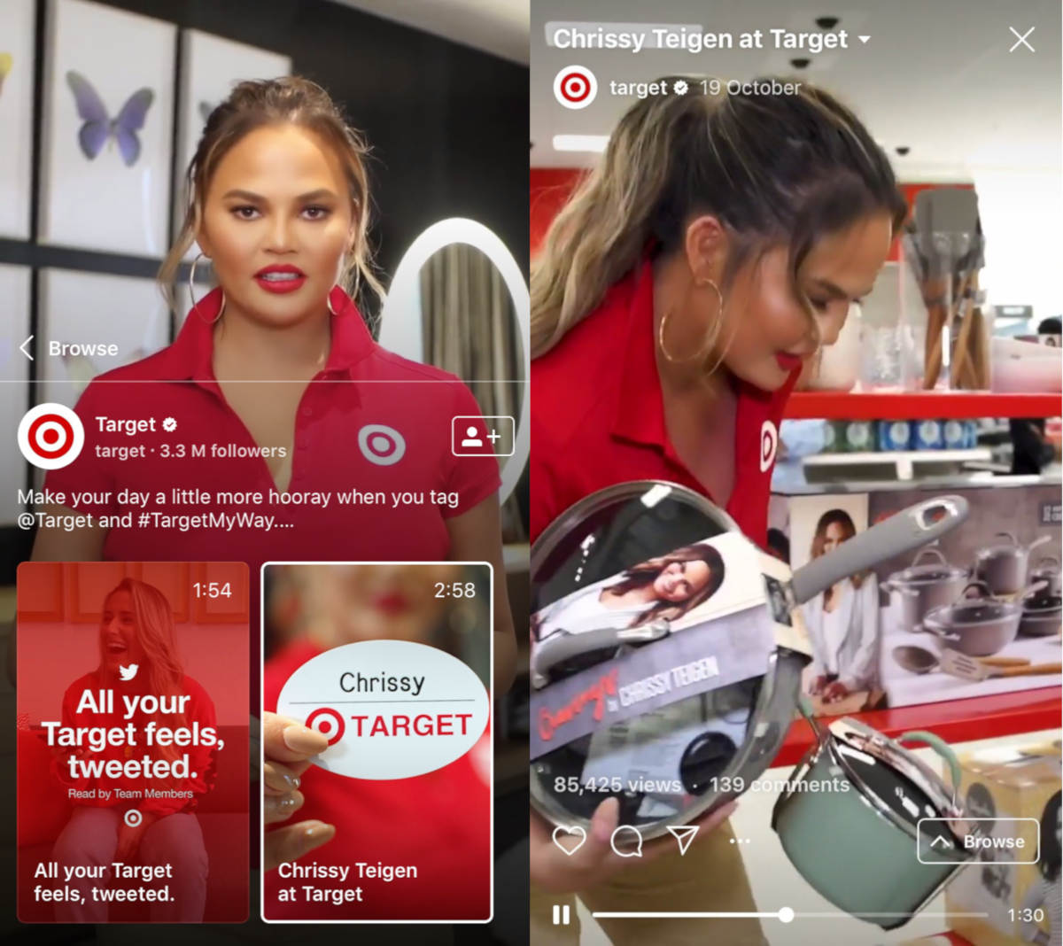 Target IGTV