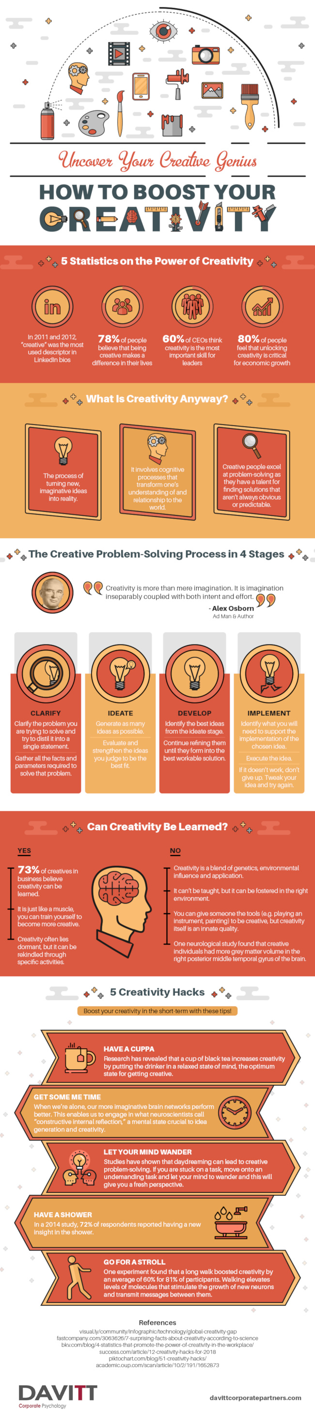 How to Boost Your Creativity [Infographic]