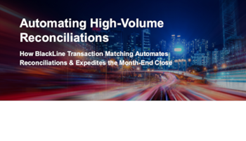 BlackLine Automating High-Volume Reconciliations