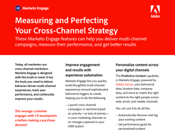 Marketo Measuring and Perfecting Your Cross-Channel Strategy