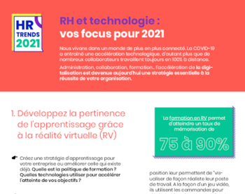Talentsoft RH et technologie : quel focus pour 2021 ?