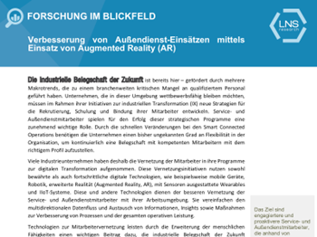 PTC LNS Research Spotlight: Augmented Reality transformiert den direkten Kundenkonta