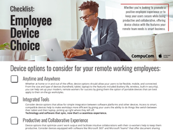CompuCom Empowering Employees: Device Choice that Drives Productivity