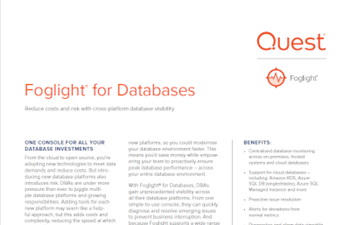Foglight® for Databases