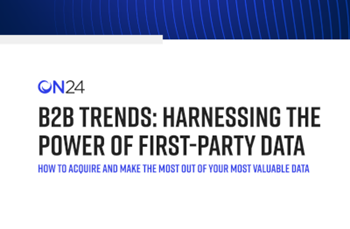 On24 Harnessing the Power of First-Party Data