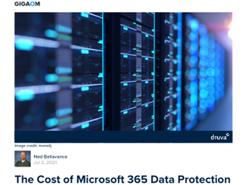 Druva The Cost of Microsoft 365 Data Protection
