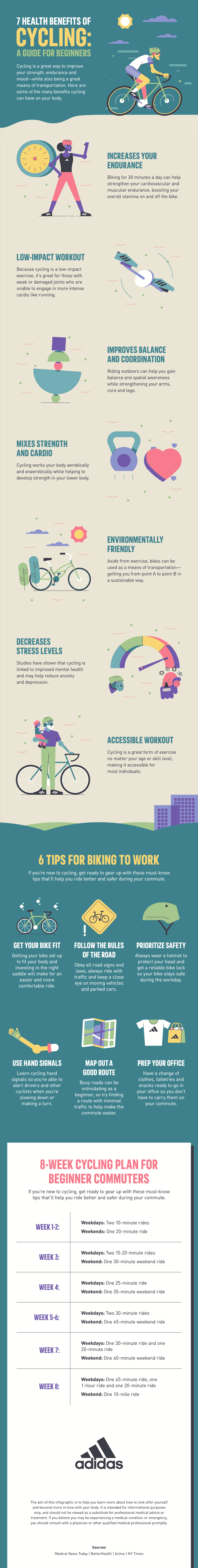Seven benefits of cycling to work