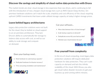 Druva Discover the savings and simplicity of cloud-native data protection with Druva