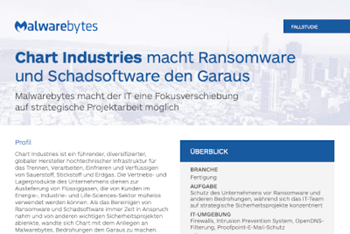 Chart Industries macht Ransomware und Schadsoftware den Garaus