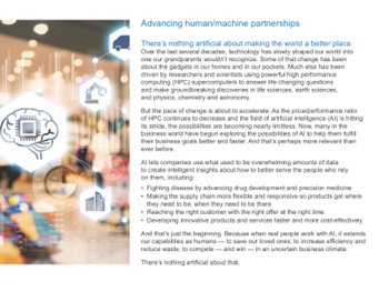 Dell Intel Make Artificial Intelligence Real