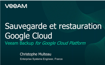 Veeam Sauvegarde Google Cloud