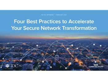 TATA COMMS Four Best Practices to Accelerate Your Secure Network Transformation 