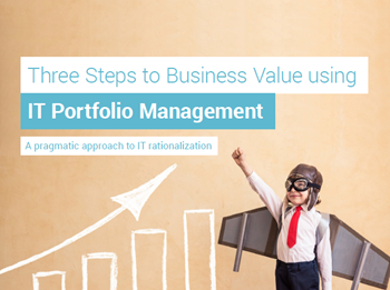 MEGA International Three Steps to Business Value using IT Portfolio Management
