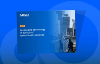 Leveraging Technology in Pursuit of Operational Resilience