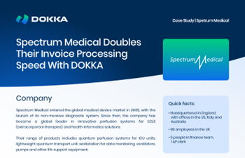 DOKKA - Spectrum Medical Doubles Their Invoice Processing Speed With DOKKA