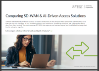 Juniper Networks - Comparing SD-WAN & AI-Driven Access Solutions