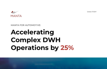 Manta - Accelerating Complex DWH Operations by 25%