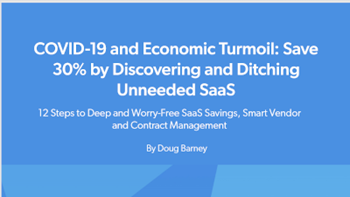 CoreView COVID-19 and Economic Turmoil: Save 30% by Discovering and Ditching Unneeded SaaS