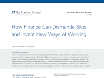 Workday How Finance Can Dismantle Silos and Invent New Ways of Working