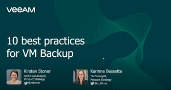 10 Best Practices for VM Backup