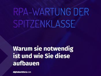 RPA-Wartung Der Spitzenklasse