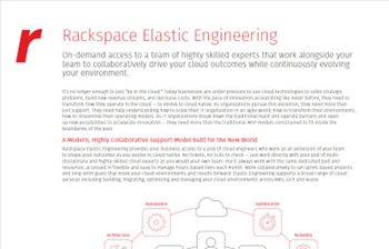 Rackspace Elastic Engineering