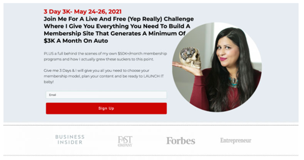 Channel funnel challenge example of how to generate leads