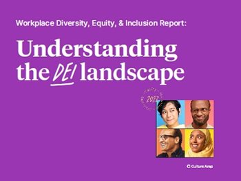 Culture Amp Workplace Diversity, Equity, & Inclusion Report
