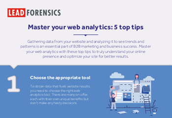 Lead Forensics Master Your Web Analytics: 5 Top Tips