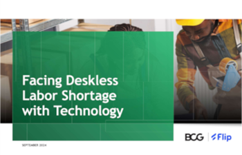 Flip - BCG x Flip Report: Facing Deskless Labor Shortage with Technology