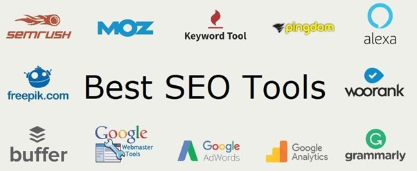 Visual showing the best SEO tools for creating evergreen content