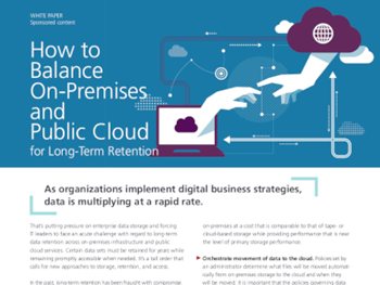 Veritas How to Balance On-Premises and Public Cloud for Long-Term Retention