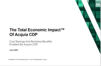 The Total Economic Impact™ Of Acquia CDP