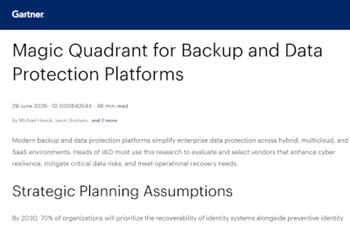 Druva-2026 Gartner® Magic Quadrant™ for Backup and Data Protection Platforms