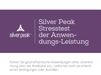 Silver peak Silver Peak Stresstest der Anwendungs-Leistung