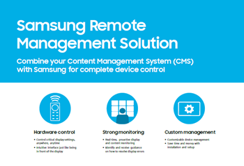 Samsung Remote Management Solution