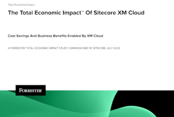 Sitecore The Total Economic Impact™ Of Sitecore XM Cloud study