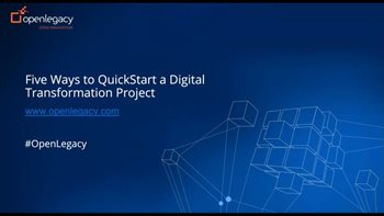 Five Ways to QuickStart a Digital Transformation Project