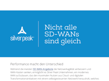 Silver Peak Nicht alle SD-WANs sind gleich