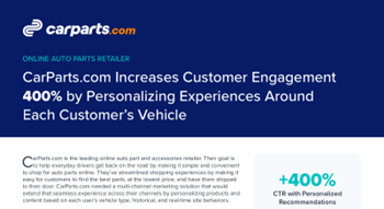 Blueshift CarParts.com Increases Engagement 400% by Personalizing Experiences 