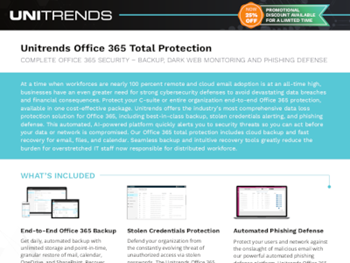 Unitrends - Unitrends Office 365 Total Protection 