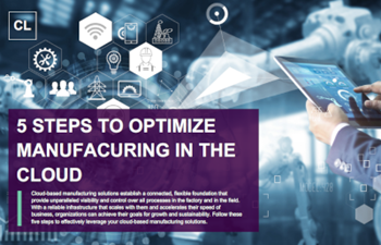 5 Steps to Optimize Manufacturing in the Cloud