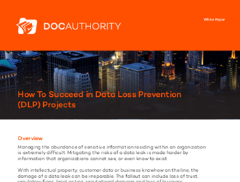 docauthority How To Succeed in Data Loss Prevention Projects