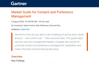 Syrenis - Market Guide for Consent and Preference Management
