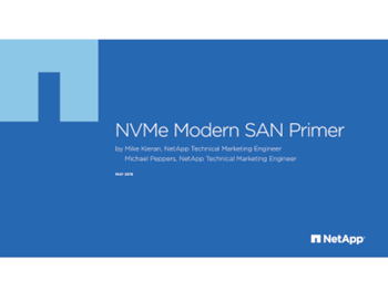 Advanced Systems Group NVME Modern SAN Primer