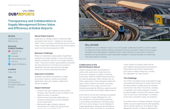 JAGGAER - Dubai Airports: Success Story