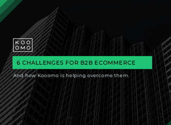 Koomo 6 Challenges in B2B eCommerce