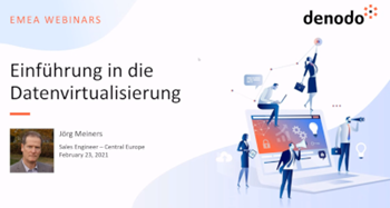 Denodo Neue Wege der Datenintegration - Eine Einführung in die Datenvirtualisierung