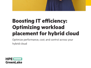 HPE -Boosting IT Efficiency: Optimizing Workload Placement for Hybrid Cloud